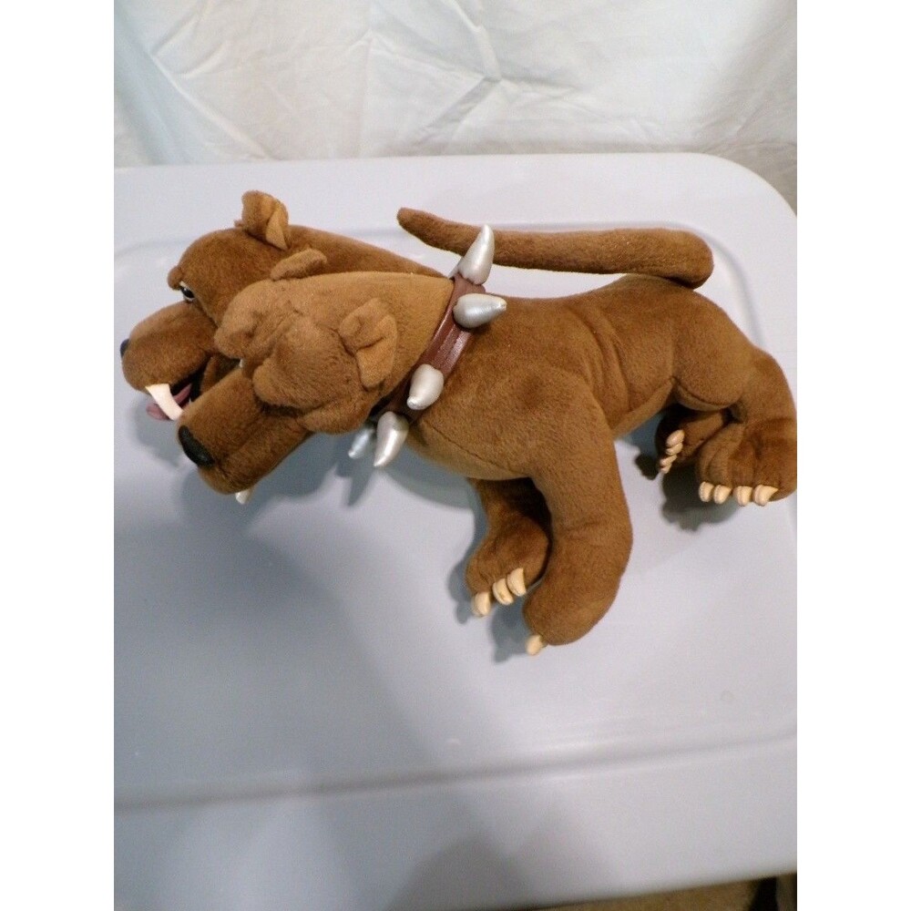 Vintage GUND Harry Potter Fluffy Three Headed Dog Plush Cerberus 7048